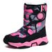 Children's Snow Boots Winter Outdoor Thickened Waterproof Medium And Large Children's Cotton Shoes Windproof And Cold-proof High Boots_vogvips.com