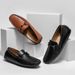 Men’s Shoes New Men's Large Size Breathable Loafers Hot Selling First Layer Leather Slip On Shoes All Match Leather Shoes_vogvips.com