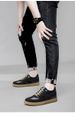 Height-increasing Casual Board Shoes, First Layer Cowhide Retro German Training Shoes, Men's Genuine Leather Reinforced Sewing Line, Beef Tendon Sole_vogvips.com