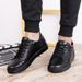 Height-increasing Little White Shoes Men's Leather Hollowed-out Cowhide Board Shoes Men's Shoes Sports And Leisure-size_vogvips.com
