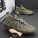 Men's Breathable Knit Slip-On Casual Shoes Lightweight Comfortable Everyday Wear, Sizes 39-44 Work Trendy Shoes Casual Breathable Versatile Mesh Shoes_vogvips.com