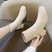 2021 New Martin Winter European And American Style Square Toe Back Zipper Short Women's Chunky Mid Heel Boots_vogvips.com