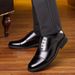 Men's leather shoes spring and autumn business formal wear men's leather shoes casual breathable soft surface comfortable middle-aged men's leather sh_vogvips.com