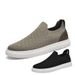 Retro Board Shoes Fly-woven Cowhide Mesh Shoes Comfortable Invisible Inner Height-increasing Mesh Board Shoes_vogvips.com