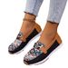 New Plus Size Women's Ethnic Style Metal Buckle Low Tops For Women To Wear On The Outside, With A Foot Pedal Single_vogvips.com