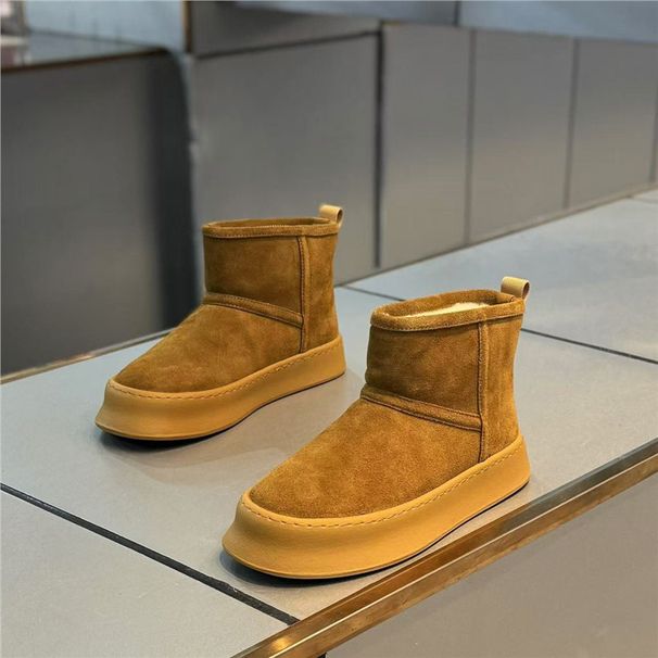The Latest Trendy Men's Shoes From The Northeast Are Here, Easy To Match! New Plush-Lined, Thickened, Warm Snow Boots_vogvips.com