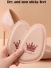 1/2pairs Forefoot Women High Heels Non-slip Pain Relief Insert Half Insoles Front Cushion Foot Care Shoe Pads Insole_vogvips.com