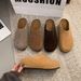 2025 Thick-Soled For Women Autumn New Fashion Casual Slip-On Lazy Shoes To Match Dresses Half Slippers_vogvips.com