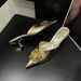 2025 Spring New Fashion Style Metal Camellia Pointed Stiletto High Heels Closed Toe Mules Women's Shoes_vogvips.com