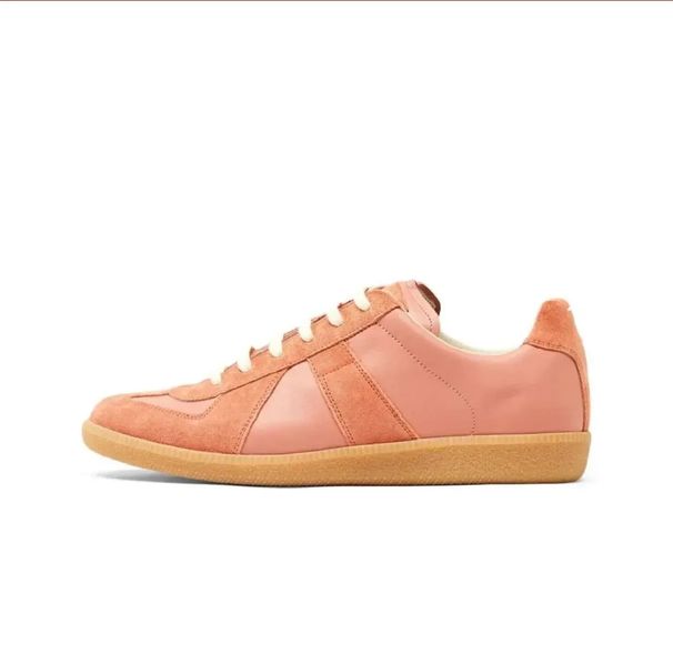 In-Stock Height-Increasing Small-Size Genuine Leather German Training For Women, Casual Breathable White Sneakers, Retro_vogvips.com