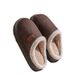 Cotton Slippers Women Autumn Winter, Keeping At Home Couples. Thick Soled, Non Slip, And Thick Velvet Added To Warm Feet_vogvips.com