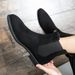 Men's Winter Chelsea Boots High Top Pointed Toe Ankle Boots Fashion Casual Slip-On Martin Boots For Big Size (38-48)_vogvips.com