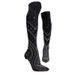 Elegant Pointed-Toe High Heel Boots With Rhinestone Patterns - Stretchy & Stylish Women's Fashion Boots For Streetwear & Outdoor"_vogvips.com