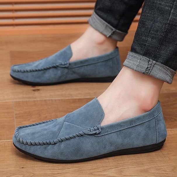 Unbeatable Quality New Bean Casual Leather Men, Soft Soled Driving, Lazy People To Step On Social Shoes For Men_vogvips.com