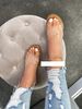 Women's Shoes Large Size Women's Cross Slippers Flat Bottom Leisure Outdoor Slippers Light And Comfortable_vogvips.com