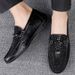 Loafers Casual Leather Leather Shoes Men's Gauntlets Casual Shoes Soft Sole Lazy Doudou Shoes_vogvips.com