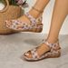 Summer Party Shoes Slides Ladies Wedge Sandals Woman Non-Slip Footwear Women Slippers Female_vogvips.com