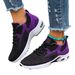 Women's Breathable Running Shoes - Lightweight Cushioned Sneakers For Gym/Walking (Black-Pink/Black-Purple) - EU 36-41_vogvips.com
