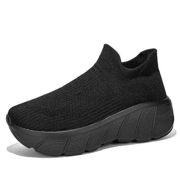 Jinjiang New Sock Ultra Light Couple Outdoor Shock Absorbent Lightweight Men's Rebound Thick Bottom Running Shoes 874_vogvips.com