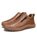 Men's Shoes Mid Top Zip Outdoor Casual Shoes Labour Shoes Driving Shoes Comfortable Slip Ons Shoes_vogvips.com