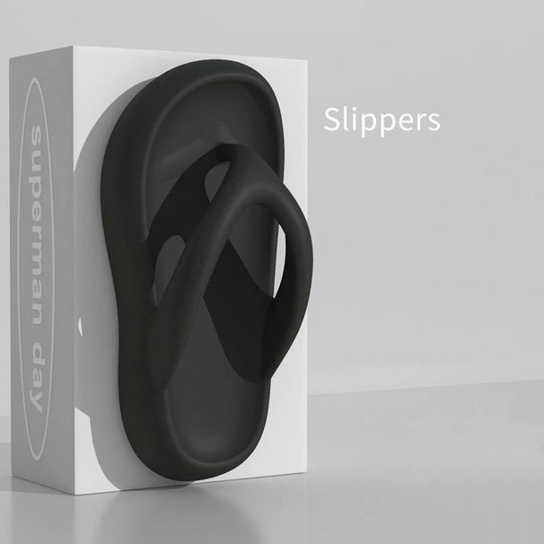 The 2025 New Style Of Summer Women's Fashionable Thick-soled Anti-slip Beach Shoes With Touching Flip-flops_vogvips.com