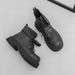 Fashion Boots For Men Top British Style Gray Work Boots Retro Motorcycle Boots Lace-up School Top Short Boots Thick-soled Work Boots_vogvips.com