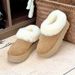 Thick-Soled Snow Boots Sangpo Winter New Style Tazte Sheepskin Fur Integrated Height-Increasing Fleece-Lined Warm Cotton_vogvips.com