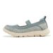 K6016-5 New 2025 Genuine Leather Autumn Winter Light Cushion Non-slip Round Toe Knit Breathable Mom Shoes Women_vogvips.com