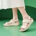 1109-A14 2025 Summer New Sandals Women's Lightweight Sports Style Comfortable Elastic Large Size Sandals_vogvips.com