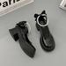 Pearl Ingle For Women In Pring Autumn 2025, New French High Heel, Thick Oled Mary Jane Hoe, And Mall Leather_vogvips.com