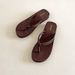 Wedge Heel Double With Medium Heel Flip-flops 2026 Women's Flat Heel Pinch Slippers, Wearing Beach Mop Non-slip Cool Slippers_vogvips.com