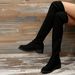 Large Size Winter Shoes With Plush Insulation Cotton Over The Knee Casual Snow Boots, Women's Long Boots 43_vogvips.com