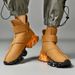 European Warm Series Plus Size Spring And Autumn New Fashion Trend High-top Ultra-fine Martin Men's Leather Work Short Boots_vogvips.com