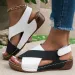 Women's Soft Heels Women Peep Toe Lightweight Wedges Heeled Shoes Woman Footwear Summer Sandals_vogvips.com