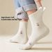 5 Pairs 2026 New Unisex Waist Cinched Mid Tube Socks Anti Odor Breathable Elastic Business Sports All Season Daily_vogvips.com