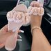 Women’s Shoes Hot Selling Small Fragrance Style Camellia Jelly Sandals Summer Candy Color Beach Flip Flops Shoes_vogvips.com