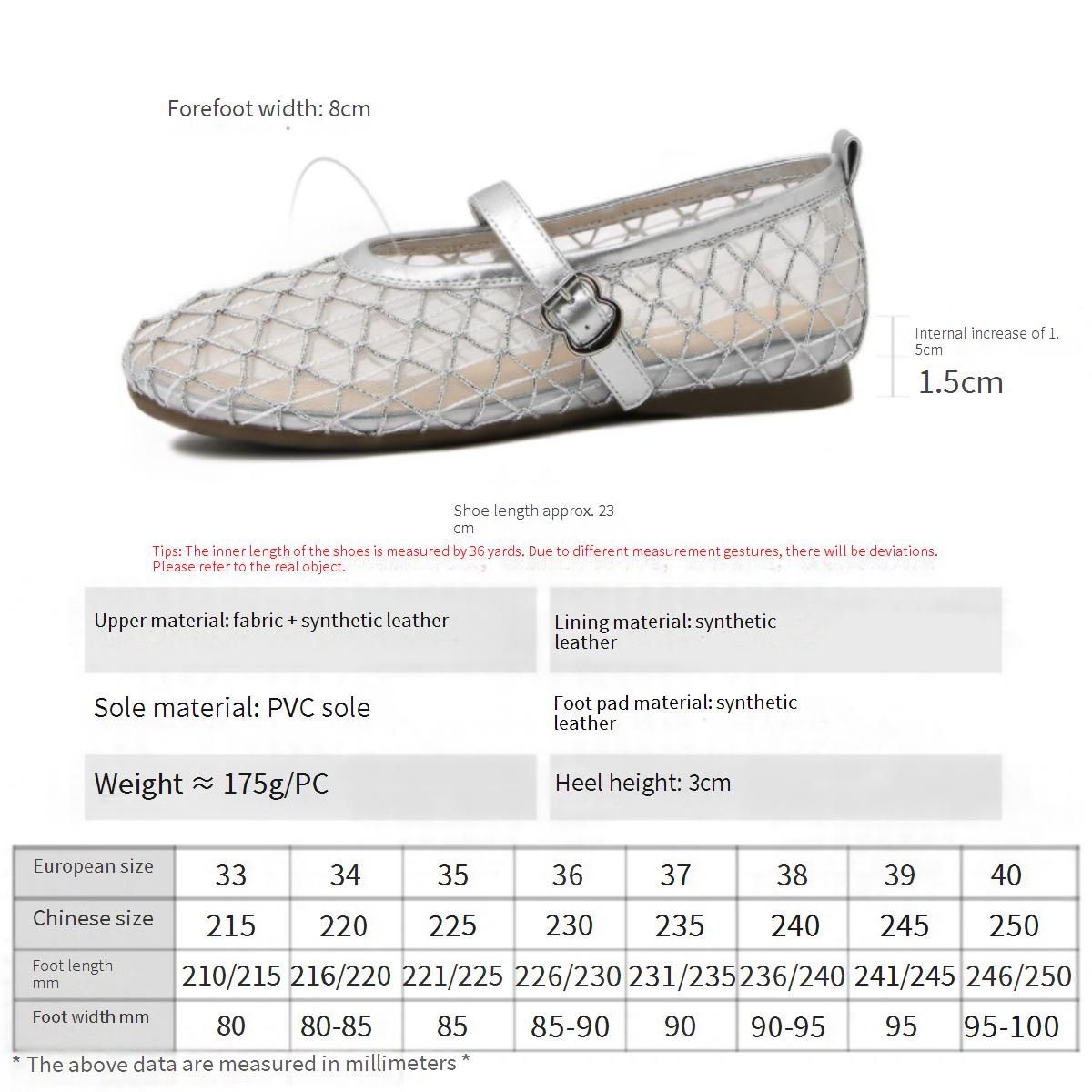 Cameido Silver Round-Toed Casual Shoes For Women's Daily Commuting_vogvips.com