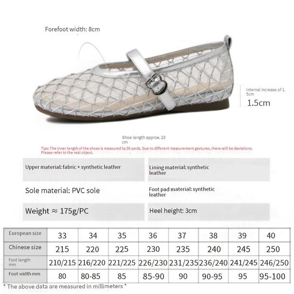 Cameido Silver Round-Toed Casual Shoes For Women's Daily Commuting_vogvips.com