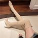 Pointed Toe High Long For Women 2024 Autumn Winter New Black Suede Slim Over-the-Knee Thin Heel Stretch Boots_vogvips.com