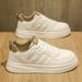 Men's 2025 New Winter Breathable Versatile Casual Sneakers Sports Trendy High-End Feel White Student Shoes_vogvips.com