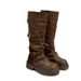 Cowhide Verion ~ Melard Thick-Soled Long For Women, New Autumn And Winter High Boot, Over-the-Knee Lace-Up Riding_vogvips.com