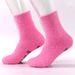 New German creative coral velvet mid tube cake socks grandma series half velvet floor socks thickened sleeping socks_vogvips.com