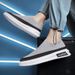 Men's Shoes Casual Trendy Shoes Low-top Canvas Shoes 2025 Summer Breathable Lazy Shoes One Pedal Casual Sports Shoes Men_vogvips.com