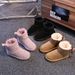 Winter New Children's Snow Boots Boys Girls Genuine Leather Warm Non-Slip Fashion Cowhide Shoes For Toddlers And Kids_vogvips.com