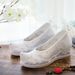 Bow Hanfu High Heels, Single Embroidered Cloth Upturned Few Summer Women's Shoes, Ancient Style_vogvips.com