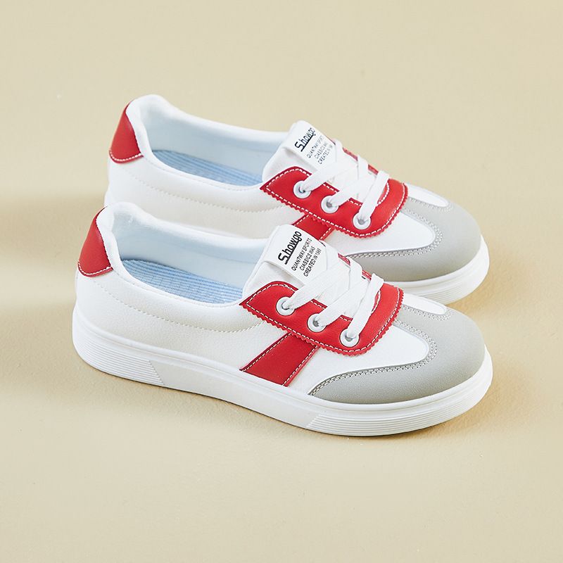 Little White Shoes Female Students Thick-soled Heightening Sports Board Shoes Casual Street Shoes_vogvips.com