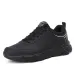 Fall Brand Women's Sport Sneakers Leather Surface Waterproof Lightweight Running Black Soft Bottom Casual Anti Slip_vogvips.com