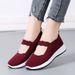 2023 Casual Soft Sole Women Breathable Fly Knit Mesh Non-Slip Middle-Aged Elderly Mom Shoes Flat Comfortable_vogvips.com