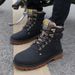 European Warm Series 2025 Autumn Winter Trendy Large Size 46 Work Men's British Style Padded Sports Martin Boots Outdoor Leather Hiking Shoes_vogvips.com