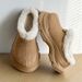 Unisex Winter Clogs With Thick Sole - Waterproof Slip-Resistant Fuzzy Lined Snow Boots For Men & Women (Chestnut, Grey)_vogvips.com